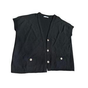 Barbara Katz short sleeve cardiagn viscose womens medium